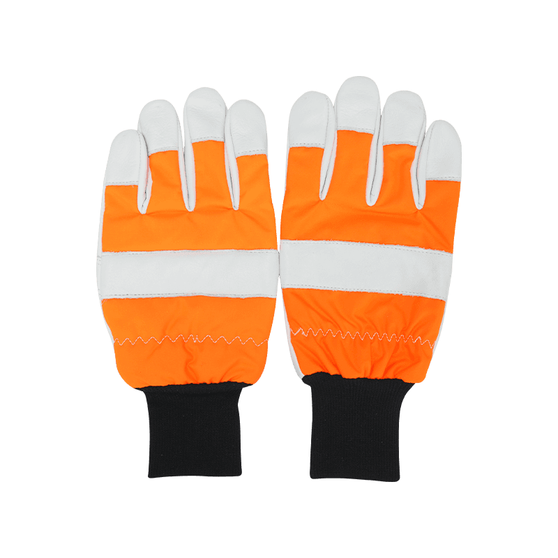 Cowhide Leather Cut Repugnans Chain Saw Opus Gloves
